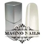 Soak Off Gel - UV Nagellack - Metallic White